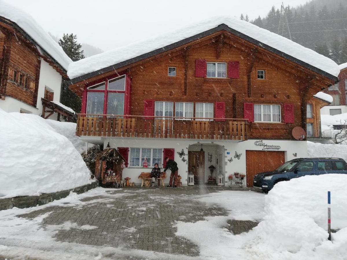 Ferienwohnung Casa Ursina Sedrun Exteriér fotografie